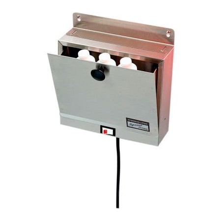 Fabrication Enterprises Chattanooga 8 oz. Gel Warmer, 3 Bottle Capacity, TM-1 Table Mounted 00-4012